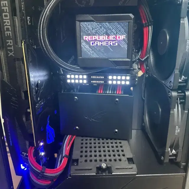 2080ti 스트릭스, rog z11 케이스