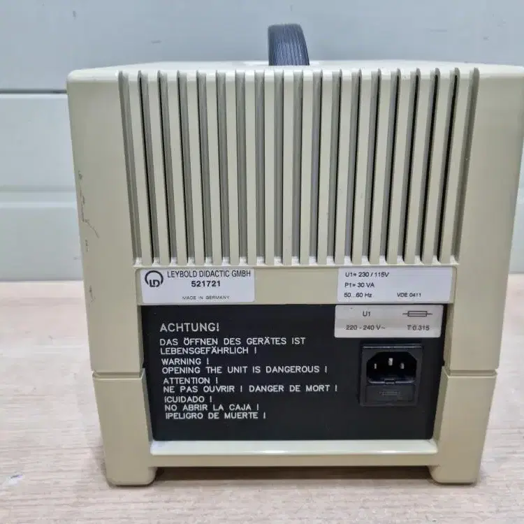 Leybold Didactic 521 721 고전압 파워서플라이 25kV