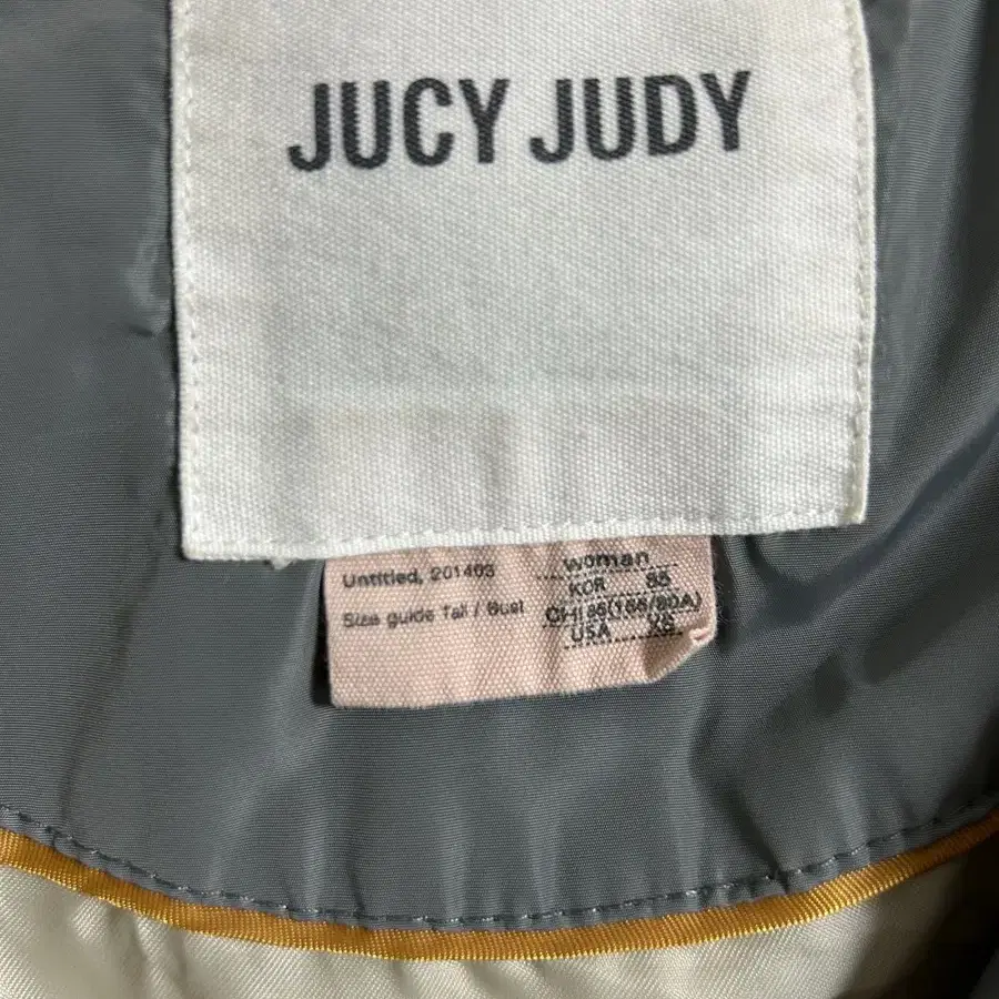 쥬시쥬디 JUCY JUDY 라쿤퍼 후드롱다운 점퍼 롱패딩