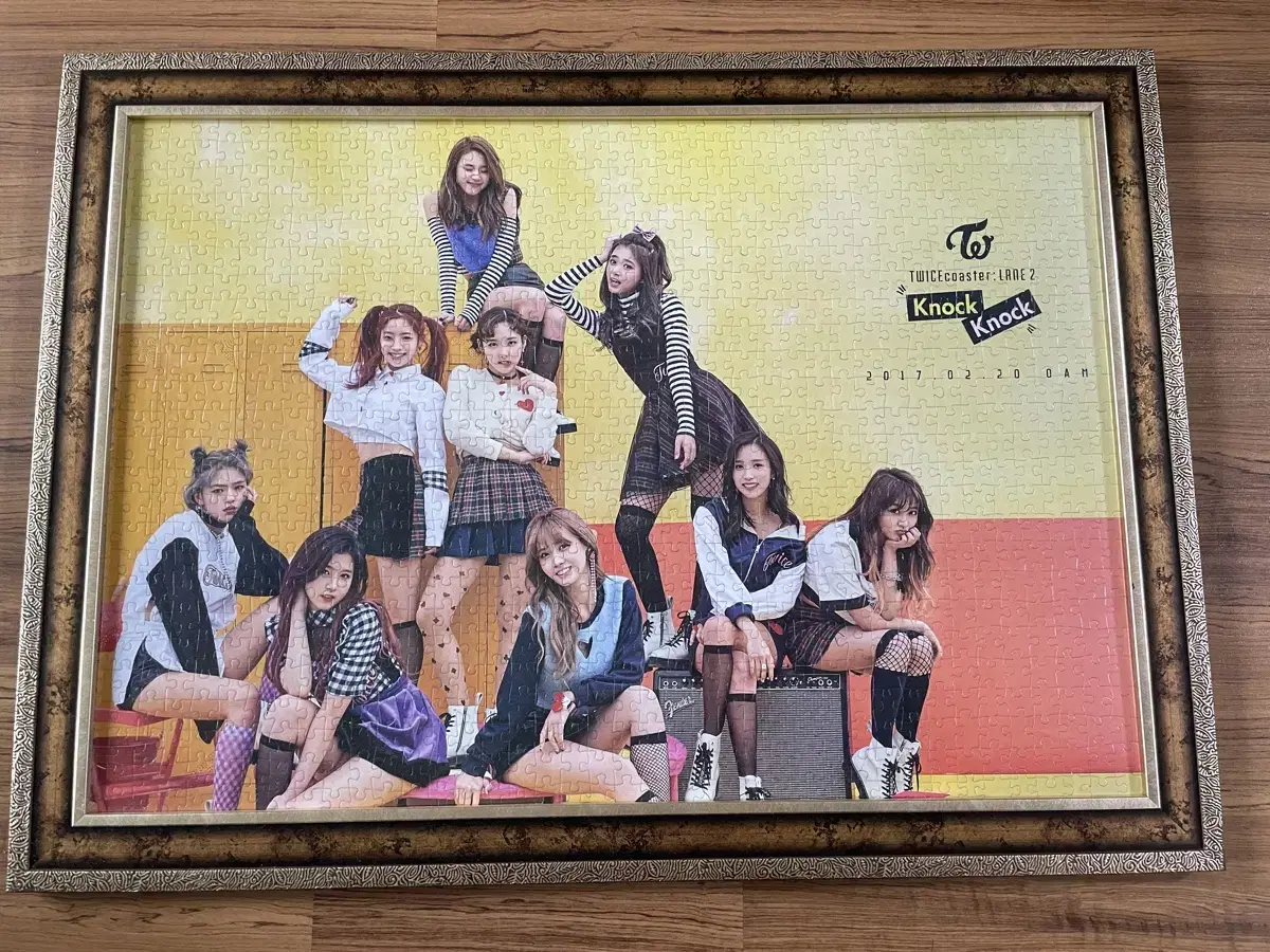 2 Twice merchandise puzzles (free/framed/one available)