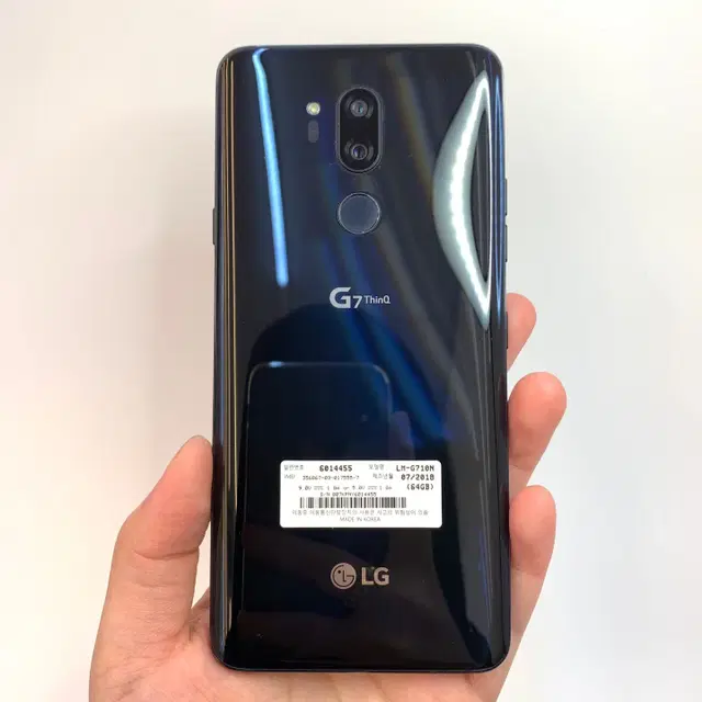 액정/외관깨끗 LG G7 (G710) 블랙 64GB 36223