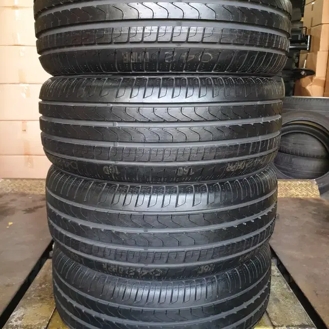 중고타이어 피렐리타이어 신투라토P7 225/45R17 91Y 한대분 세트