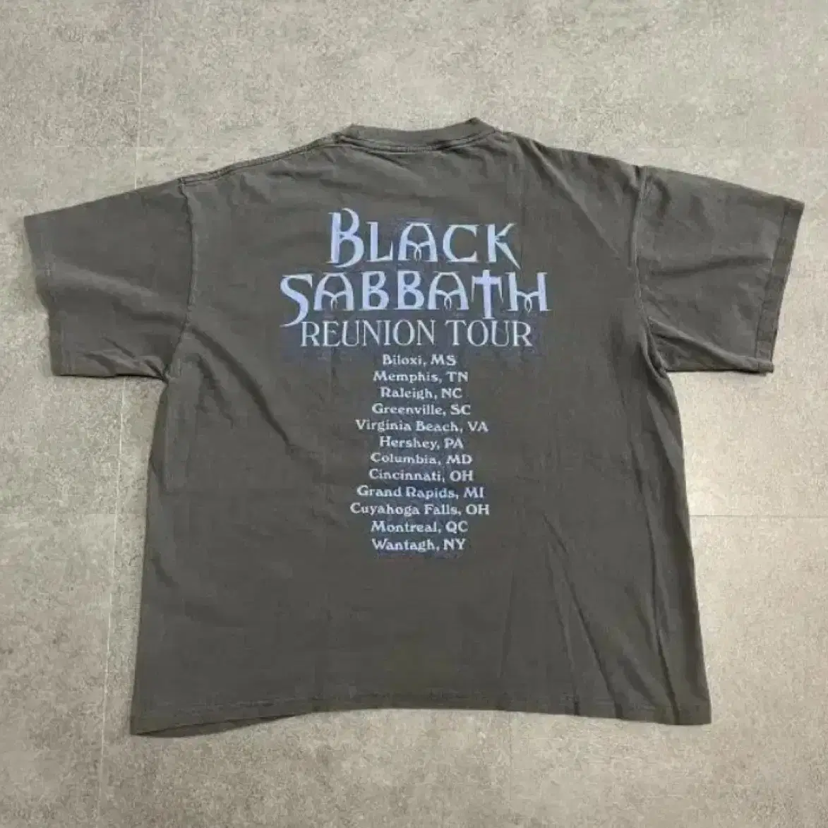 블랙사바스 BLACK SABBATH 밴드티 빈티지