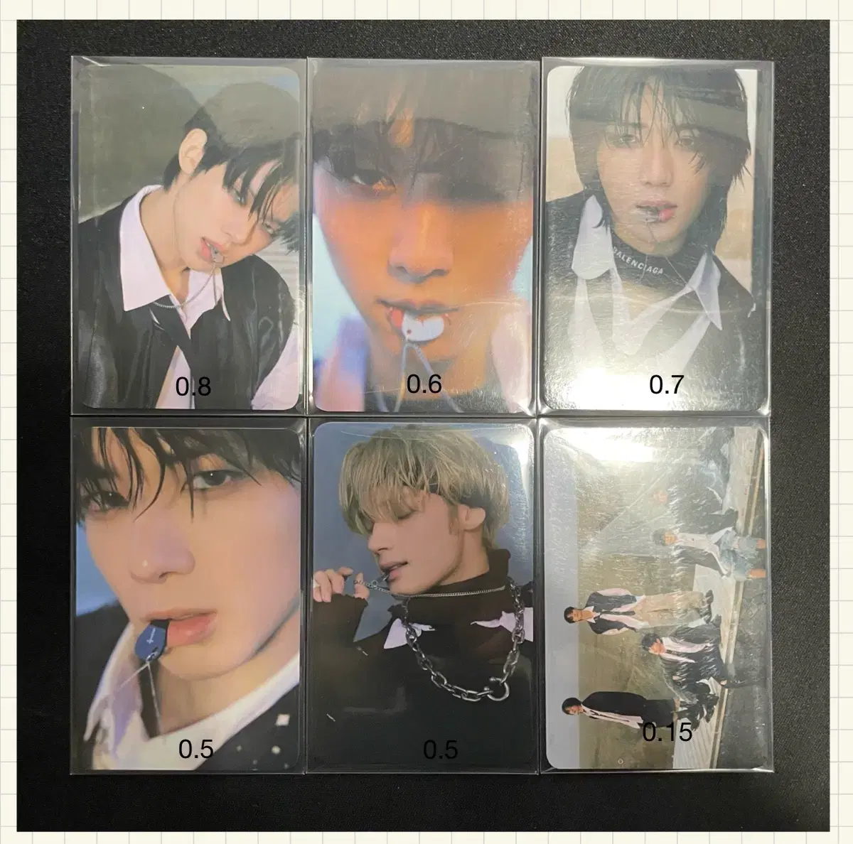 txt yes24 pre-order benefit photocard sell!!!