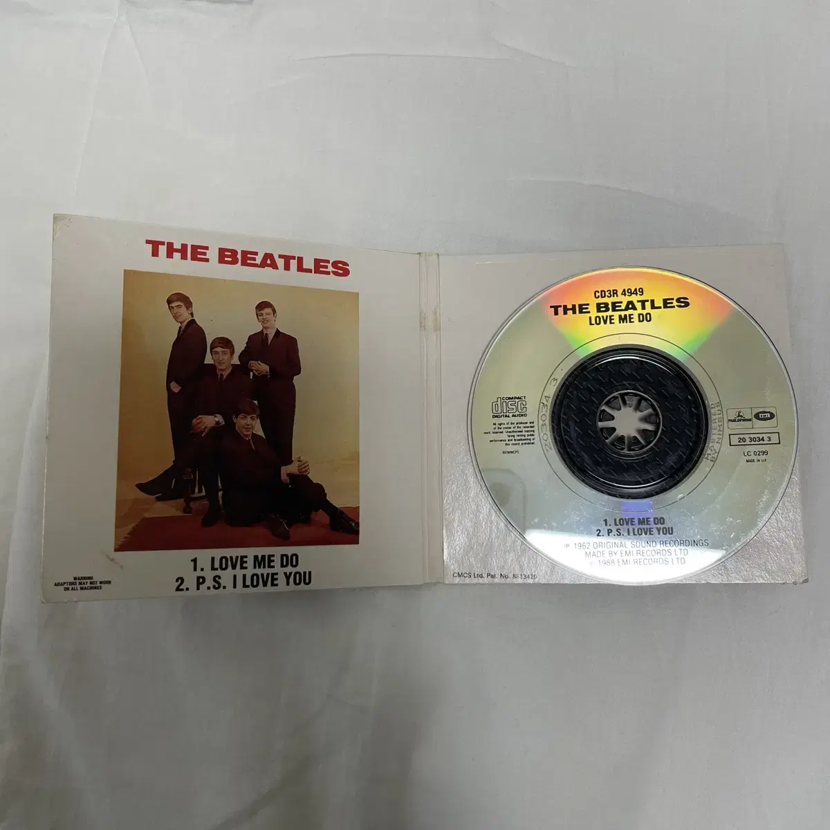 The Beatles 비틀즈 Love Me Do 3인치 싱글 CD