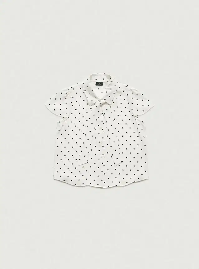 더바넷 vivian polka dot blouse 도트 블라우스