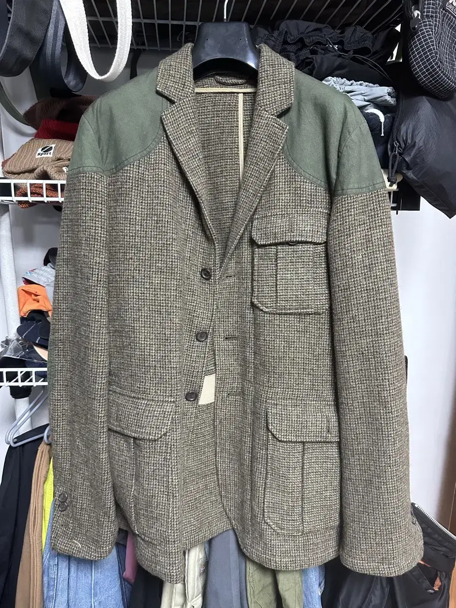 Ralph Lauren Rugbyline Tweed Jacket Polo