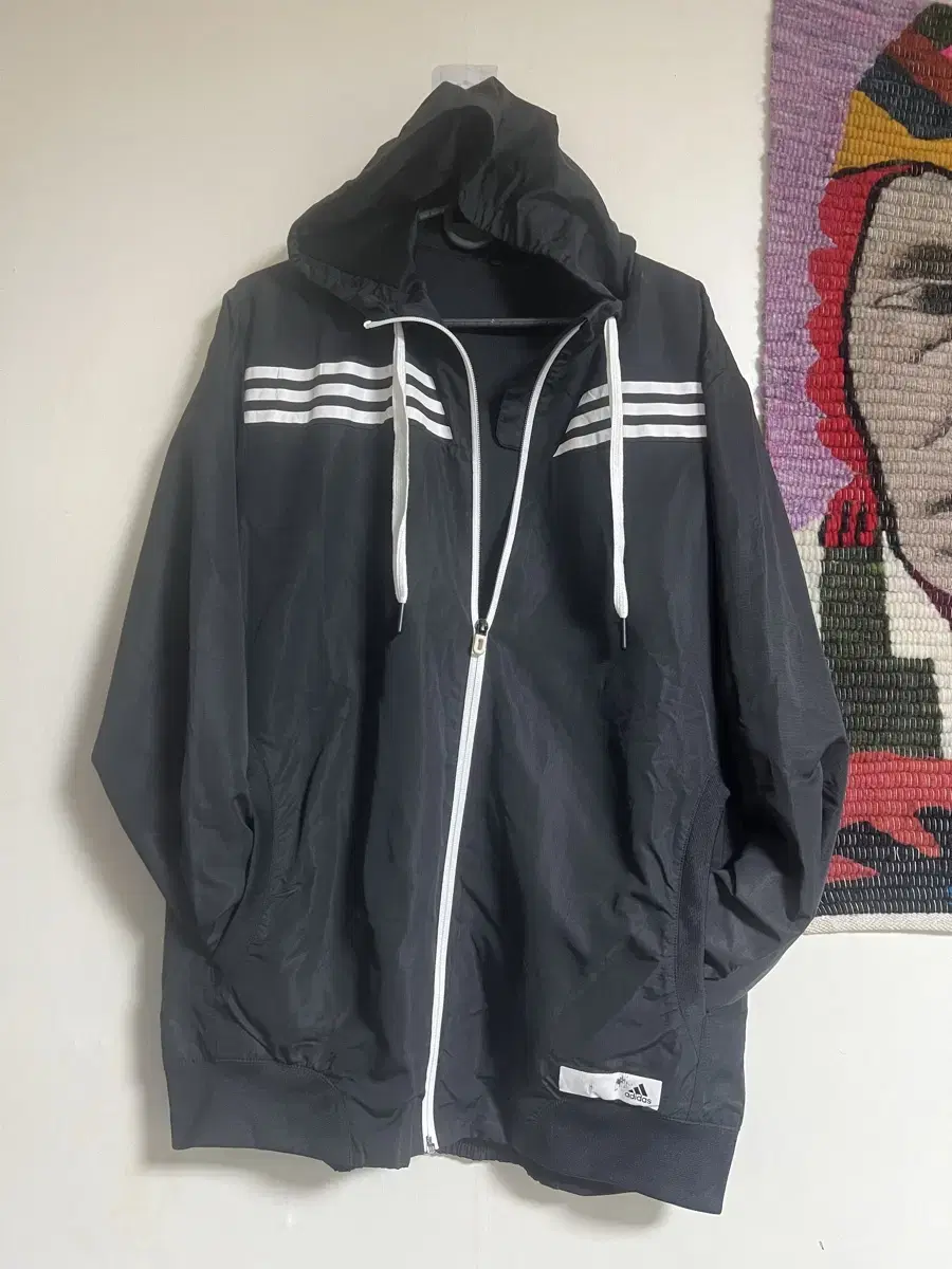 adidas Hooded Windbreaker / Rain Jacket 100