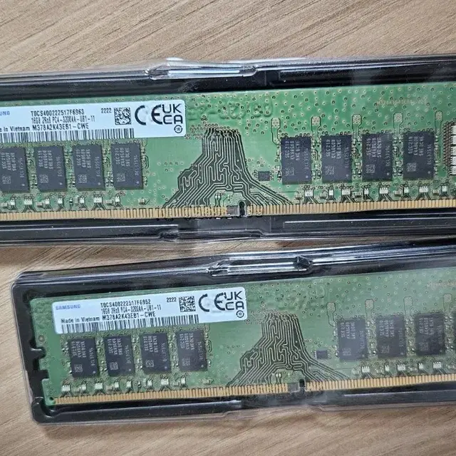 새제품 삼성 ddr4 3200 16G 2개