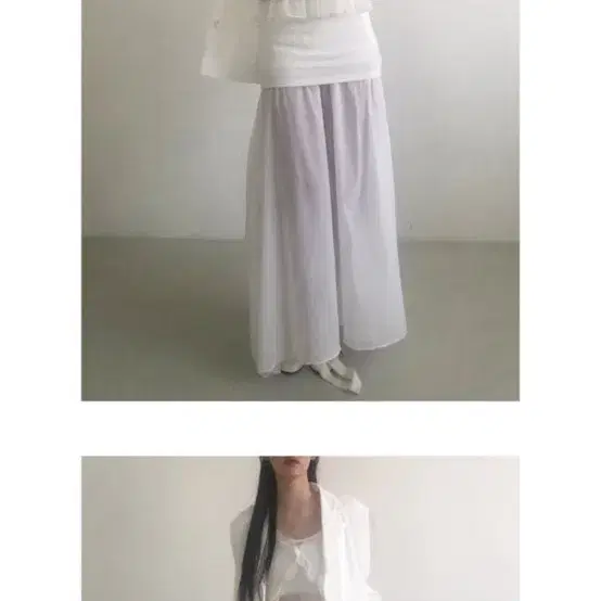 아델리오 see-through layered long skirt [원가_