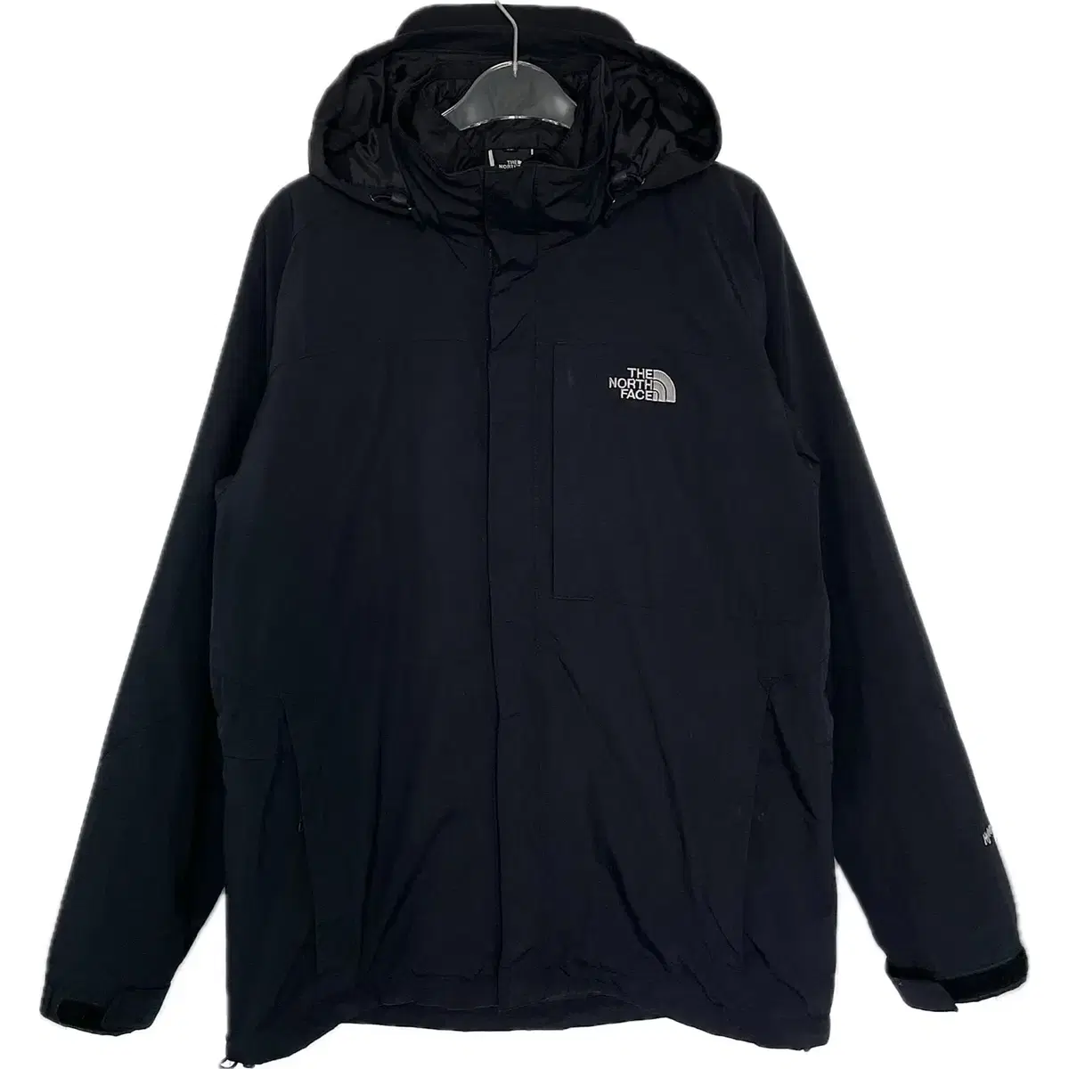 [M] The North Face Highvent Black Windbreaker with padded inner lining