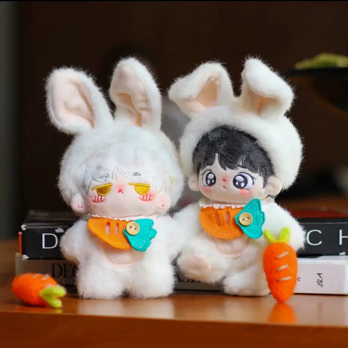 10cm 인형옷 솜인형옷 토끼복 세트