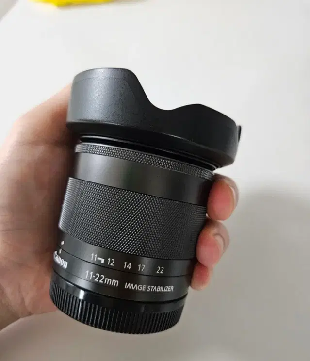 캐논 EF-M 11-22mm 렌즈 후드포함