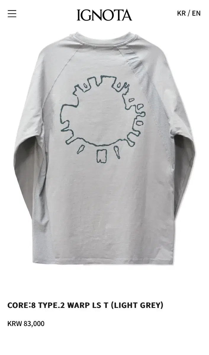 [L] IGNOTA Long Sleeve (light gray)