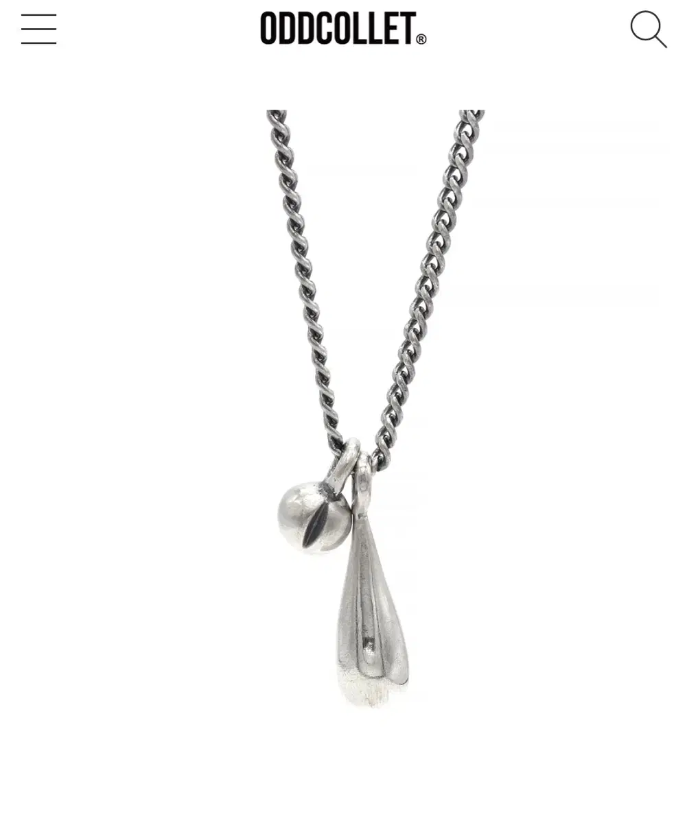 오드콜렛 Tears necklace 01033551842