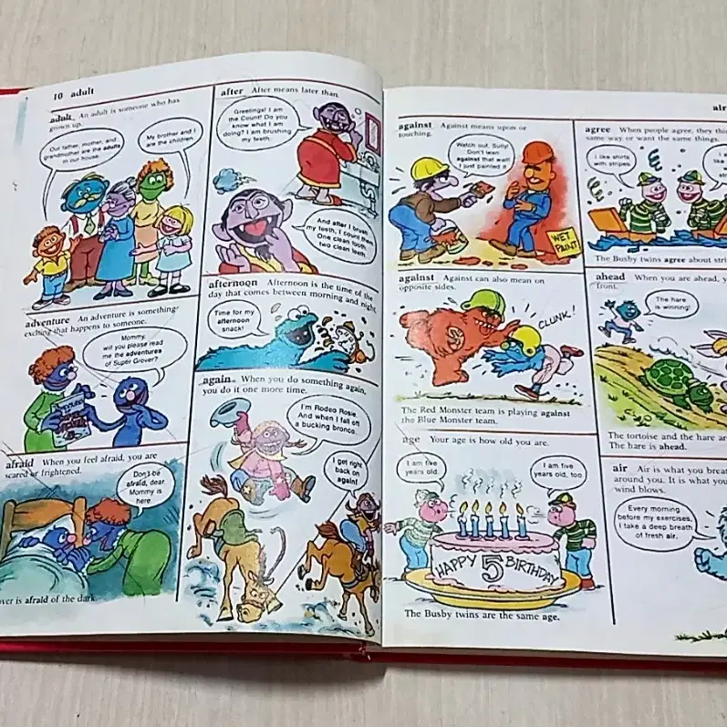 The Sesame Street Dictionary 만화 영영 사전