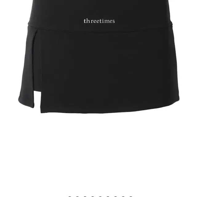 쓰리타임즈 athletic slit skirt