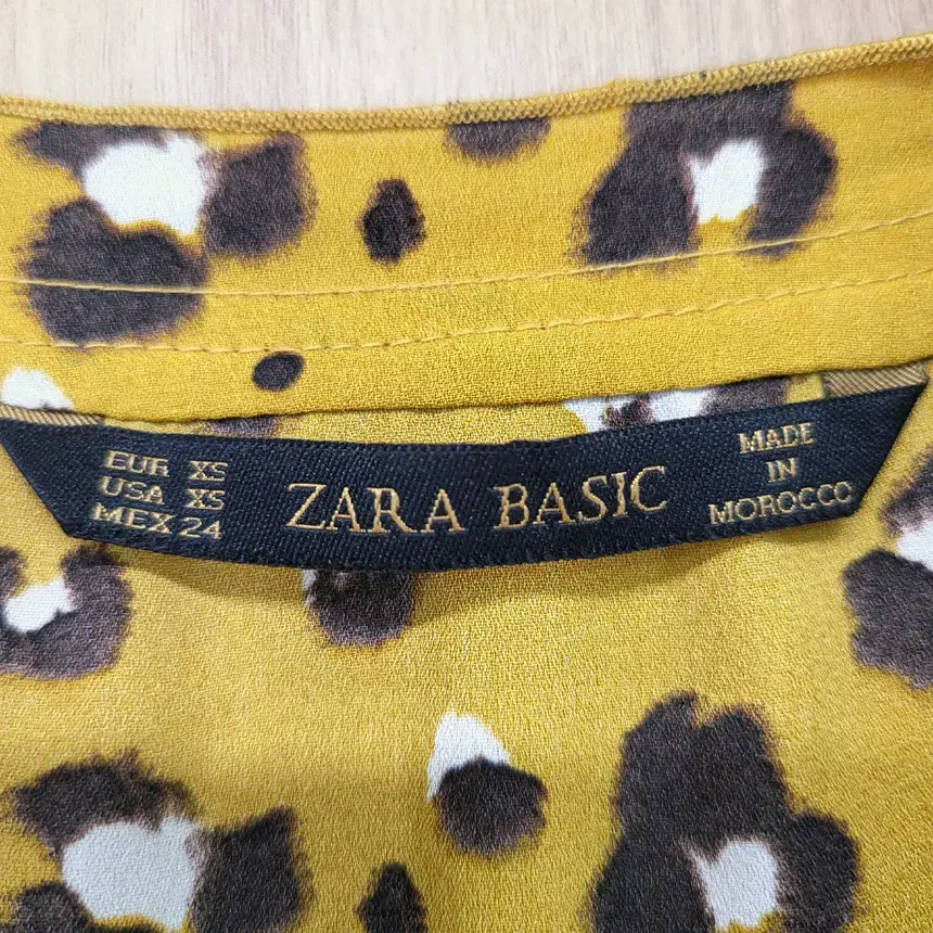 (44~55사이즈) ZARA 자라 레오파드 블라우스 (A2445)