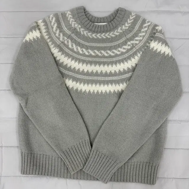 모아빈 Vely Nordic knit (블리노르딕니트) 그레이