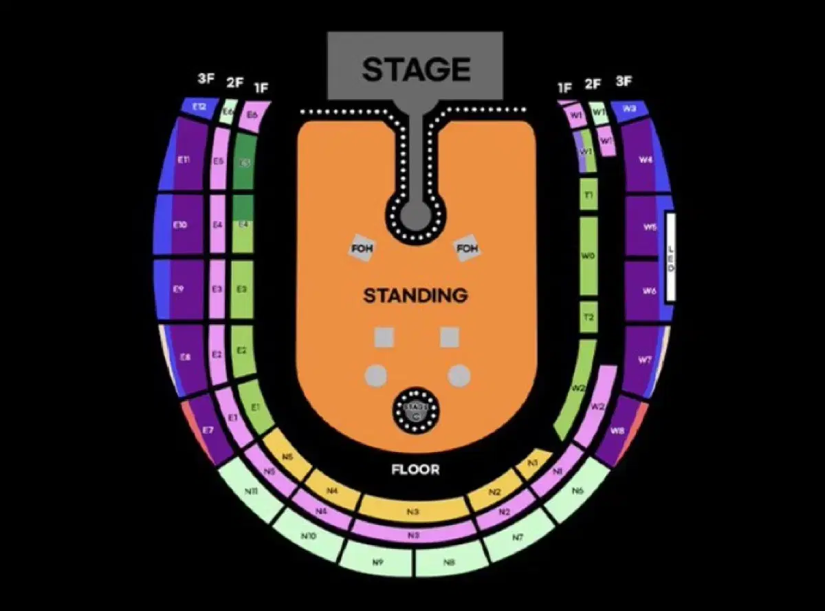 콜드플레이 콘서트 E1 연석 양도