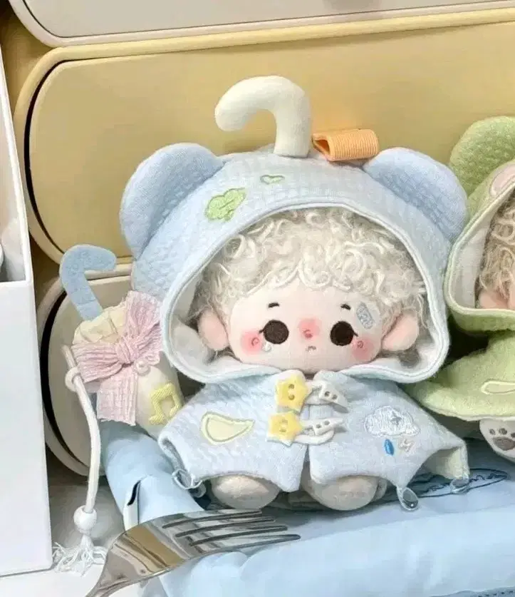 10cm 인형옷 장마시즌 블루