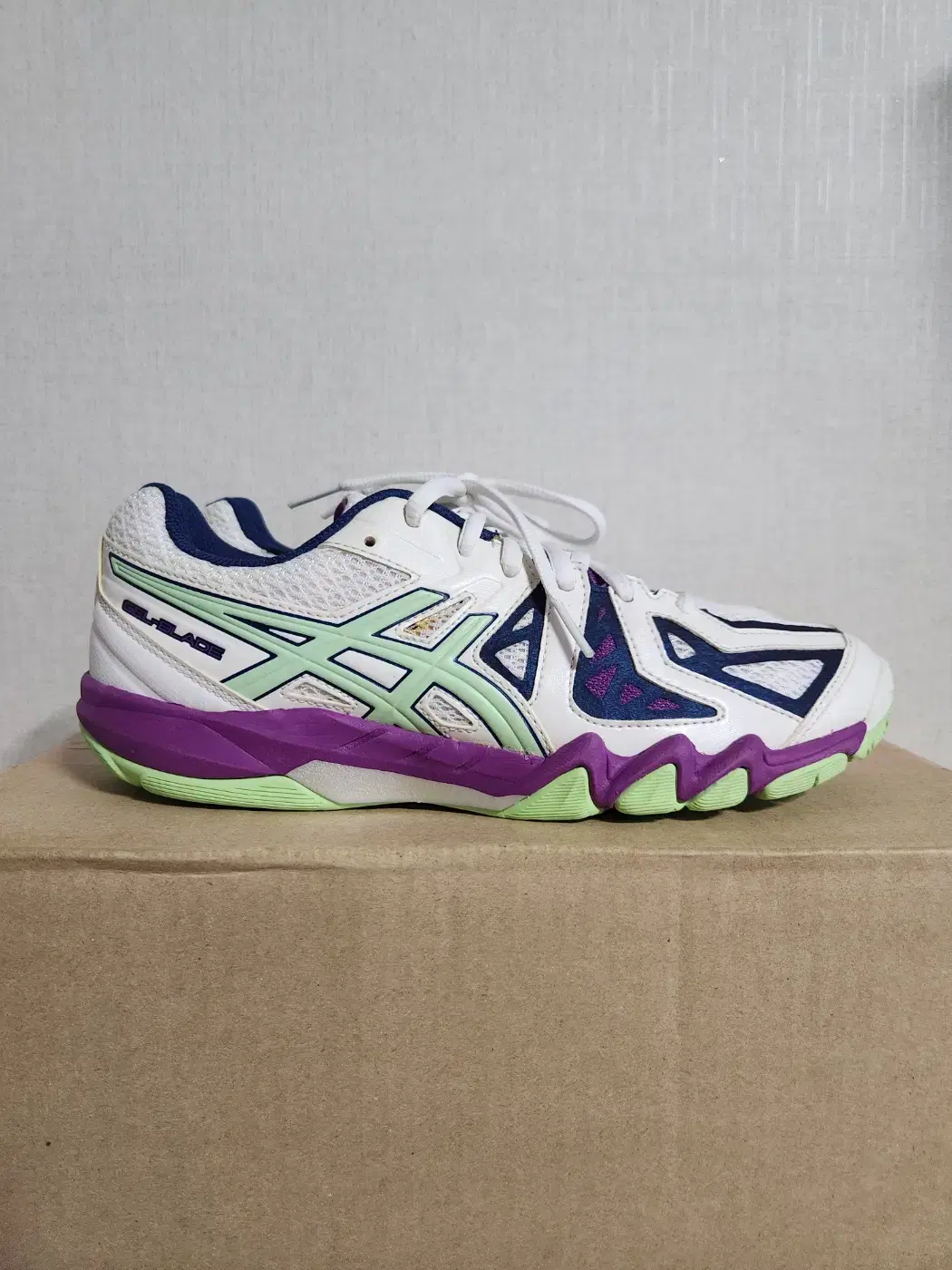 245mm Asics Gelblade Badminton Shoes Indoor