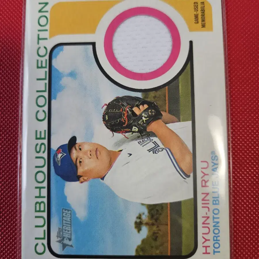 류현진 2022 Topps 저지 카드