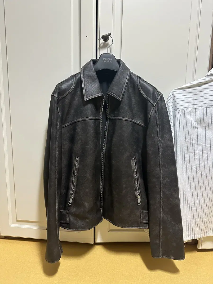 Zara FeiCreather jacket brown L