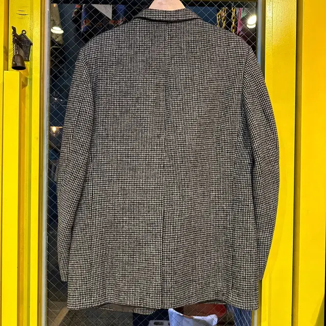 Harris tweed 해리스 트위드 오버핏 울 블레이저 자켓