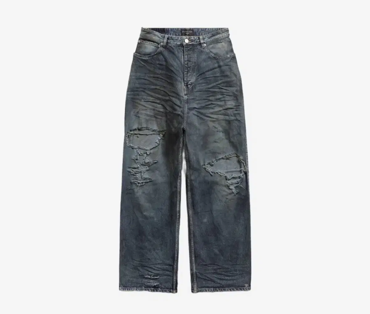 Balenciaga 23 Summer Destroyed Exhaust Denim S