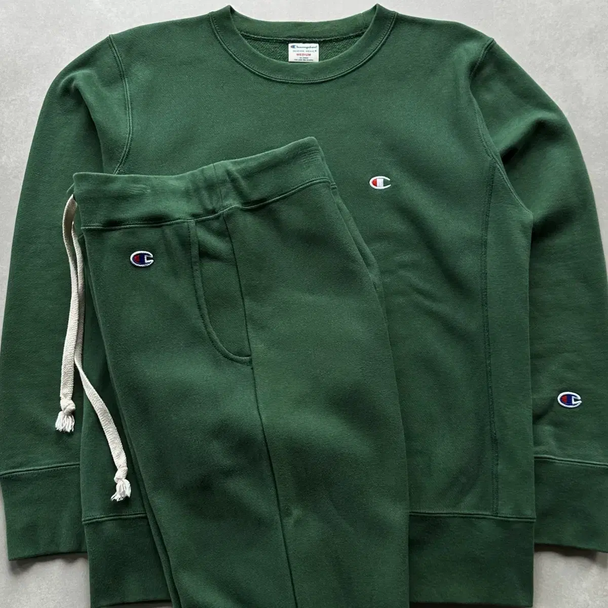 [M/L] Champion Reverse Weave Sweat Set