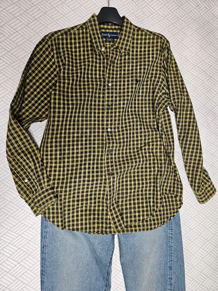 Polo Check Shirt Classic Fit L