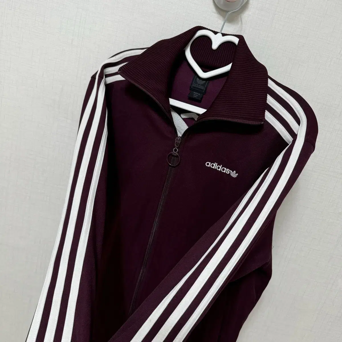 Adidas limited edition Burgundy Polar Bear Jersey 95 Wine Tracktop