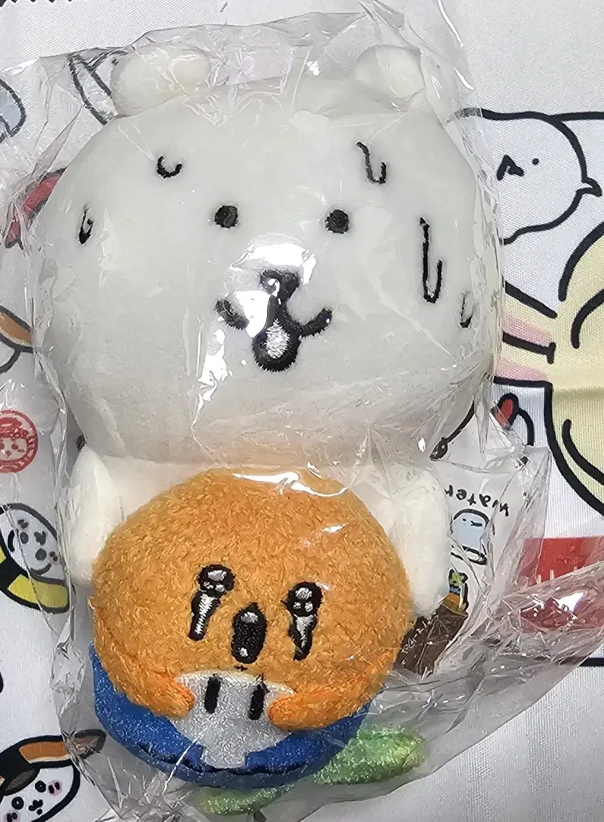 Joke bear Mogura croquette desktop doll Mascot Nuigurumi