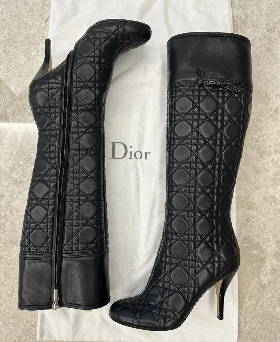 Dior 디올 까나쥬 롱 부츠 36 (상태 매우 좋음)