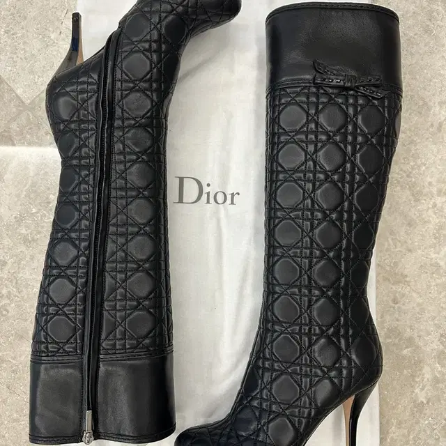 Dior 디올 까나쥬 롱 부츠 36 (상태 매우 좋음)