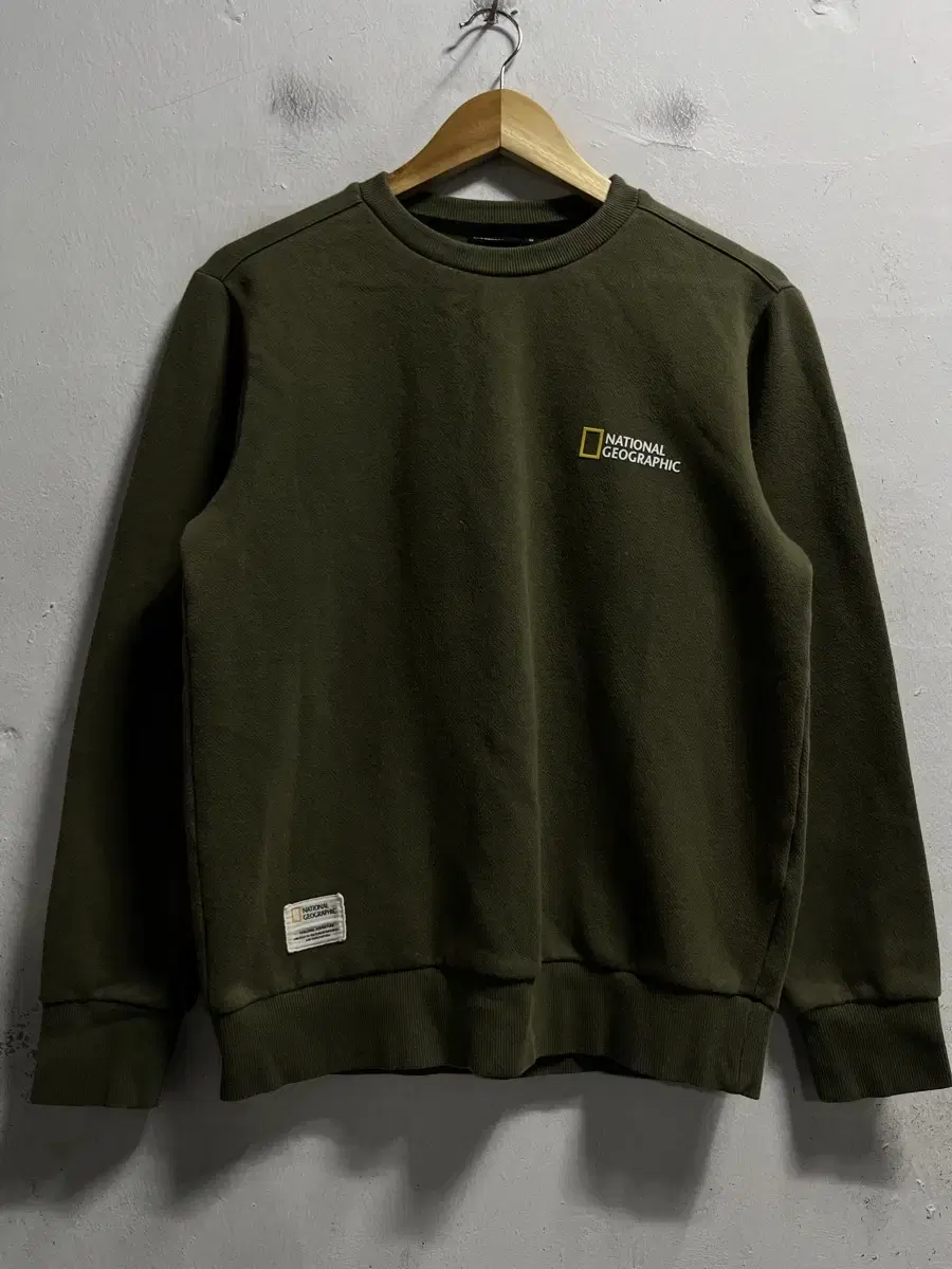 95 National Geographic Khaki Sweatshirt Genuine