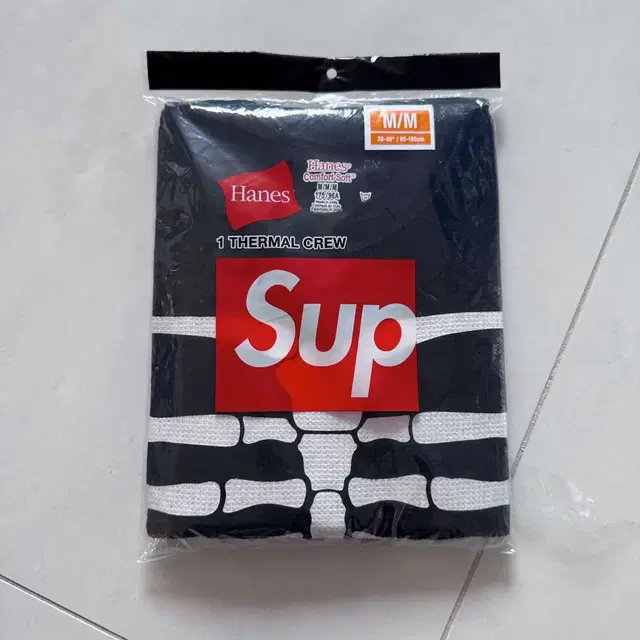 SUPREME 슈프림 HANES BONES 롱 슬리브