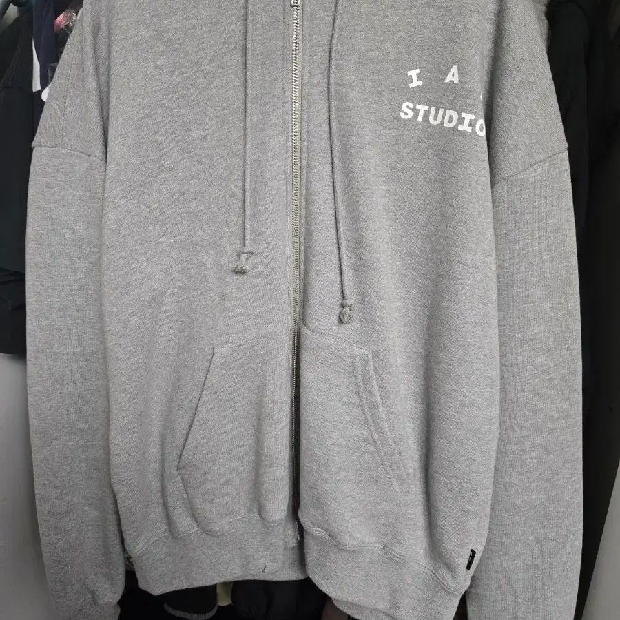 [L ]IAB Studio Zip-Up Hoodie Gray - 22FW