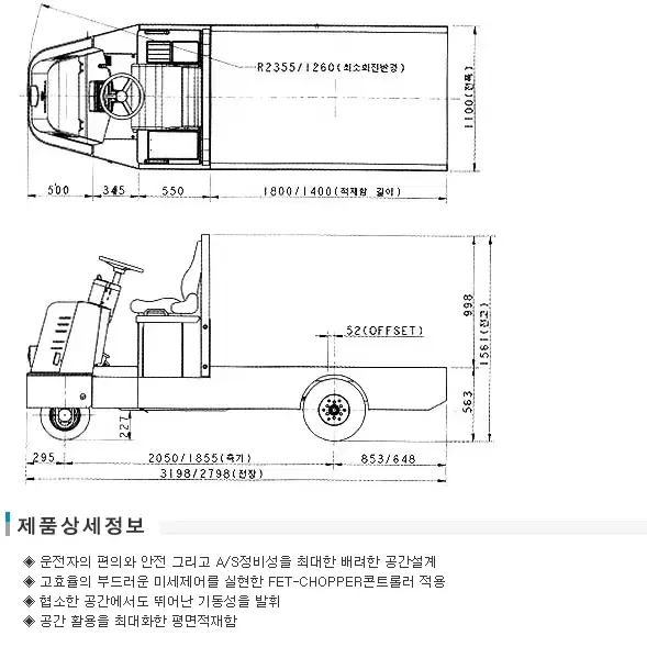 전동 운반차 밧데리없음