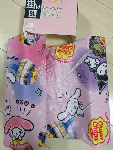산리오 캐릭터즈 x 츄파춥스 이불커버 싱글 롱