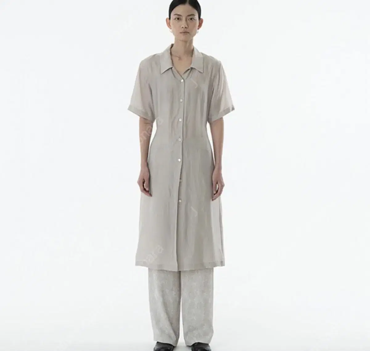 아모멘토 cupra shirt dress