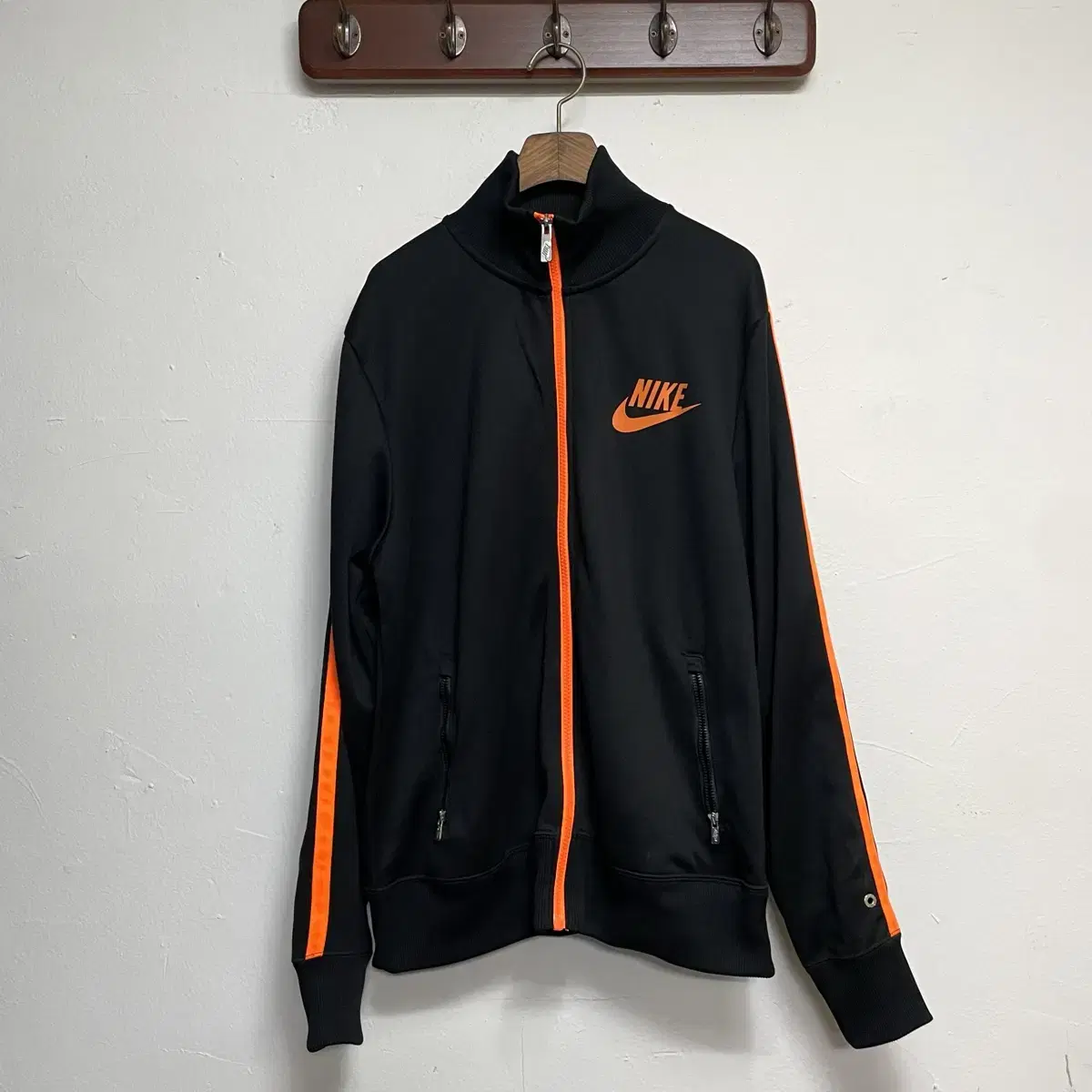 Nike N98 Big Logo Black Jersey Jacket