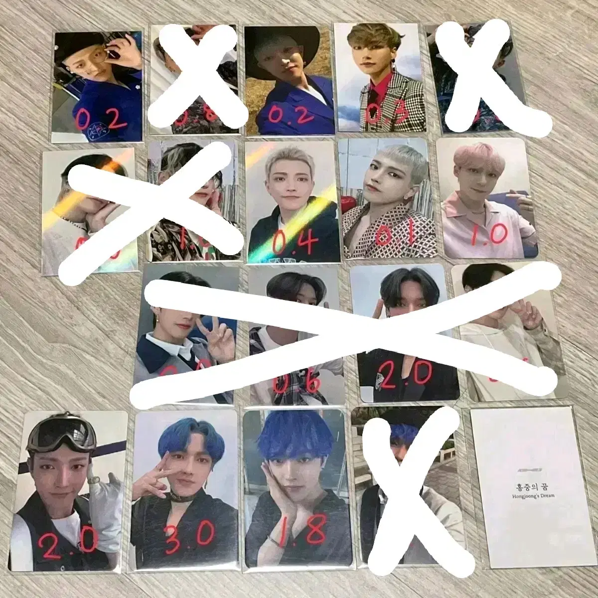 ATEZ Photo Card photocard acrylic Keyring