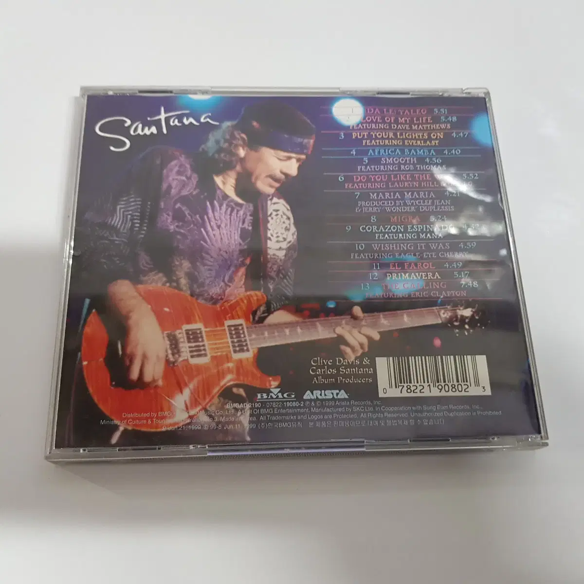 Santana - Supernatural  CD