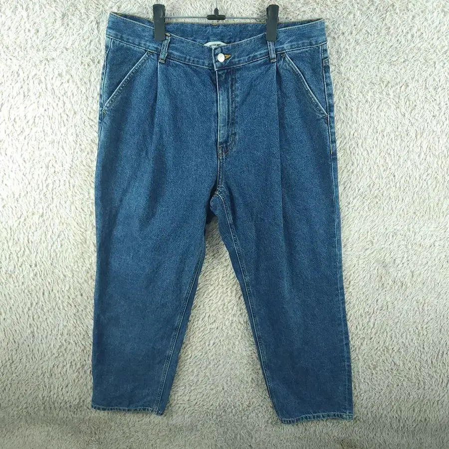 [Men's L(32)]Uniform Bridge One-Tuck Denim Pants[Y49-036]/Vintage Ren