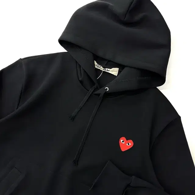 Comme des garcons 꼼데가르송 블랙 레드와펜 후드티