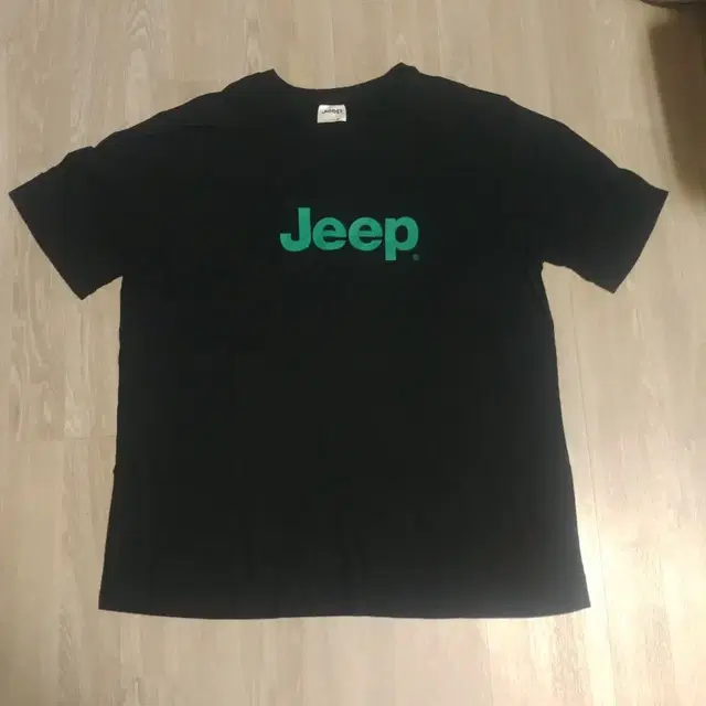 Jeep 반팔티 블랙 라운드넥 2XL (사이즈 110)