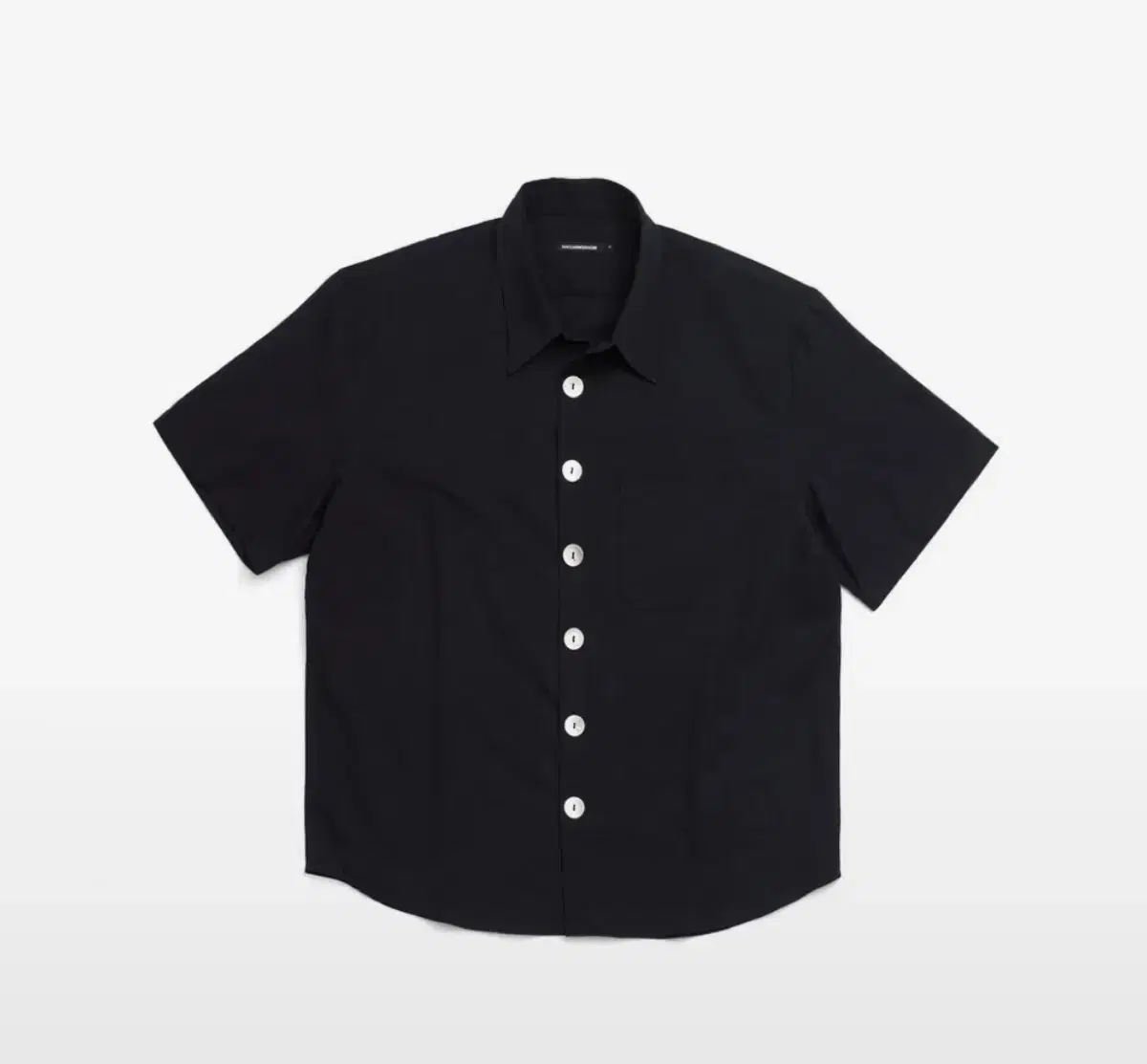 해칭룸 Arrow Shirt Big Button Dark Navy 2