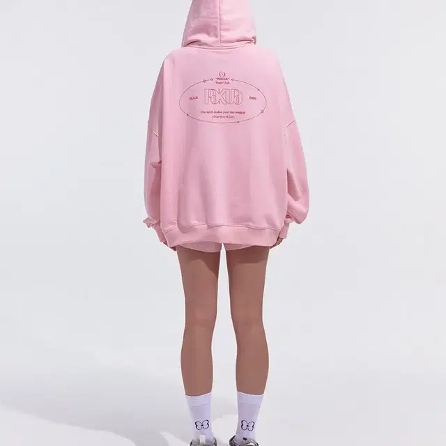 민주킴 세컨 브랜드 파쿠아 MAGICAL ROUND HOODIE ZIP-